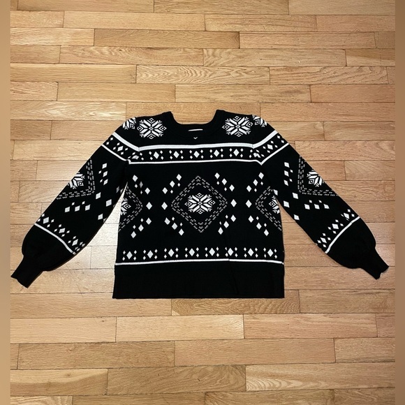 Marled Women's Snowflake Sweater S - Picture 4 of 7